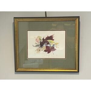 Windfall‎ II Lyn Snow Signed Copy Professionally Framed And Matted